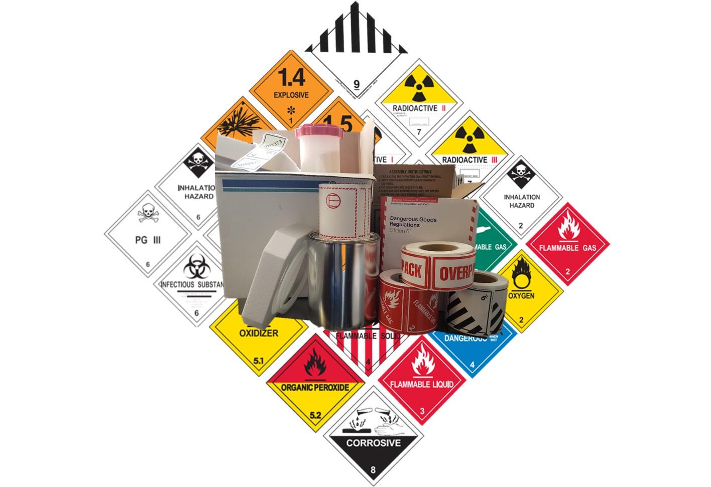 Image of shipping chemical items